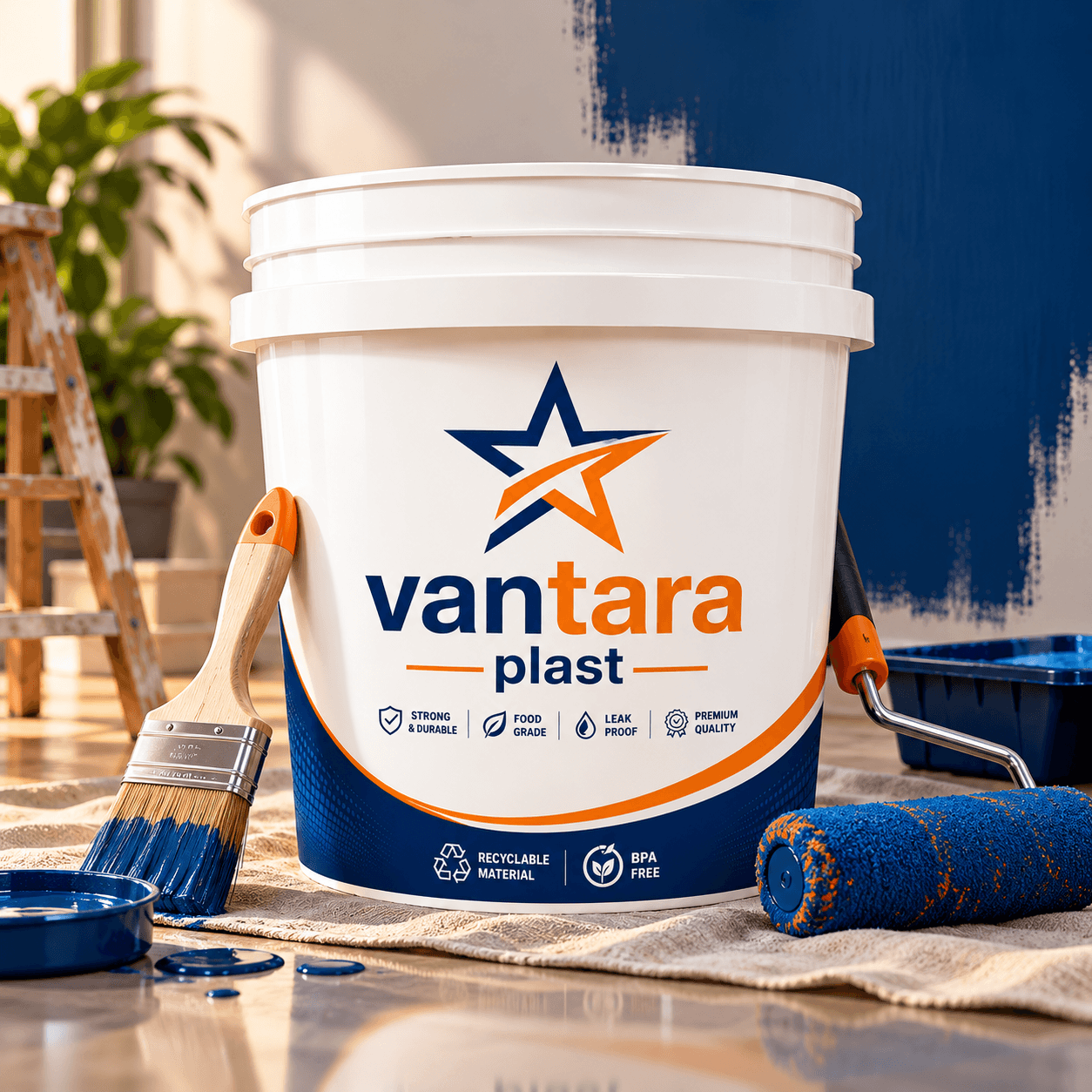 400G Plastic Paint Bucket